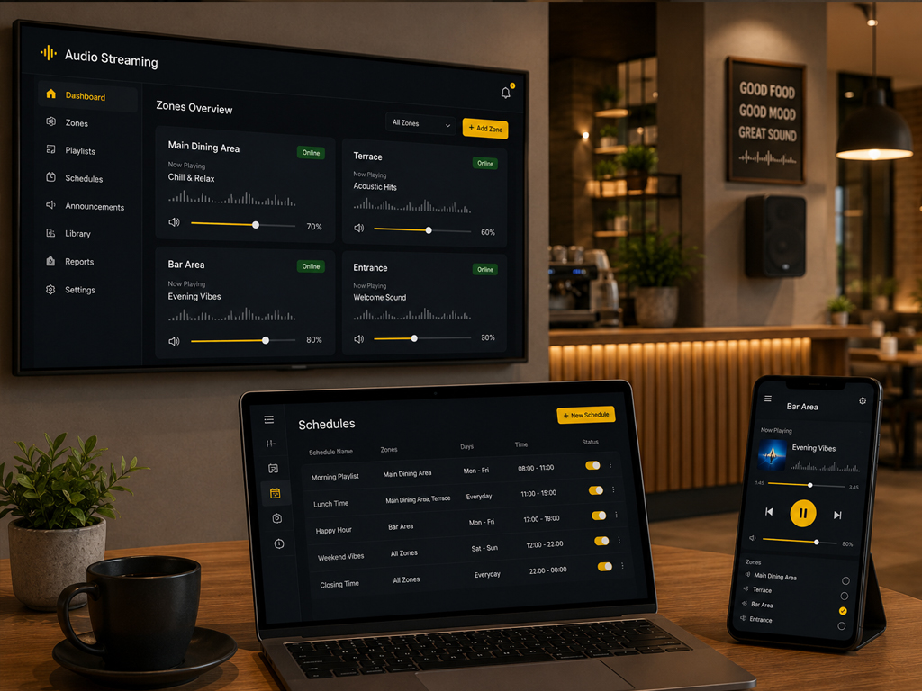 Flexible Audio Streaming Management
