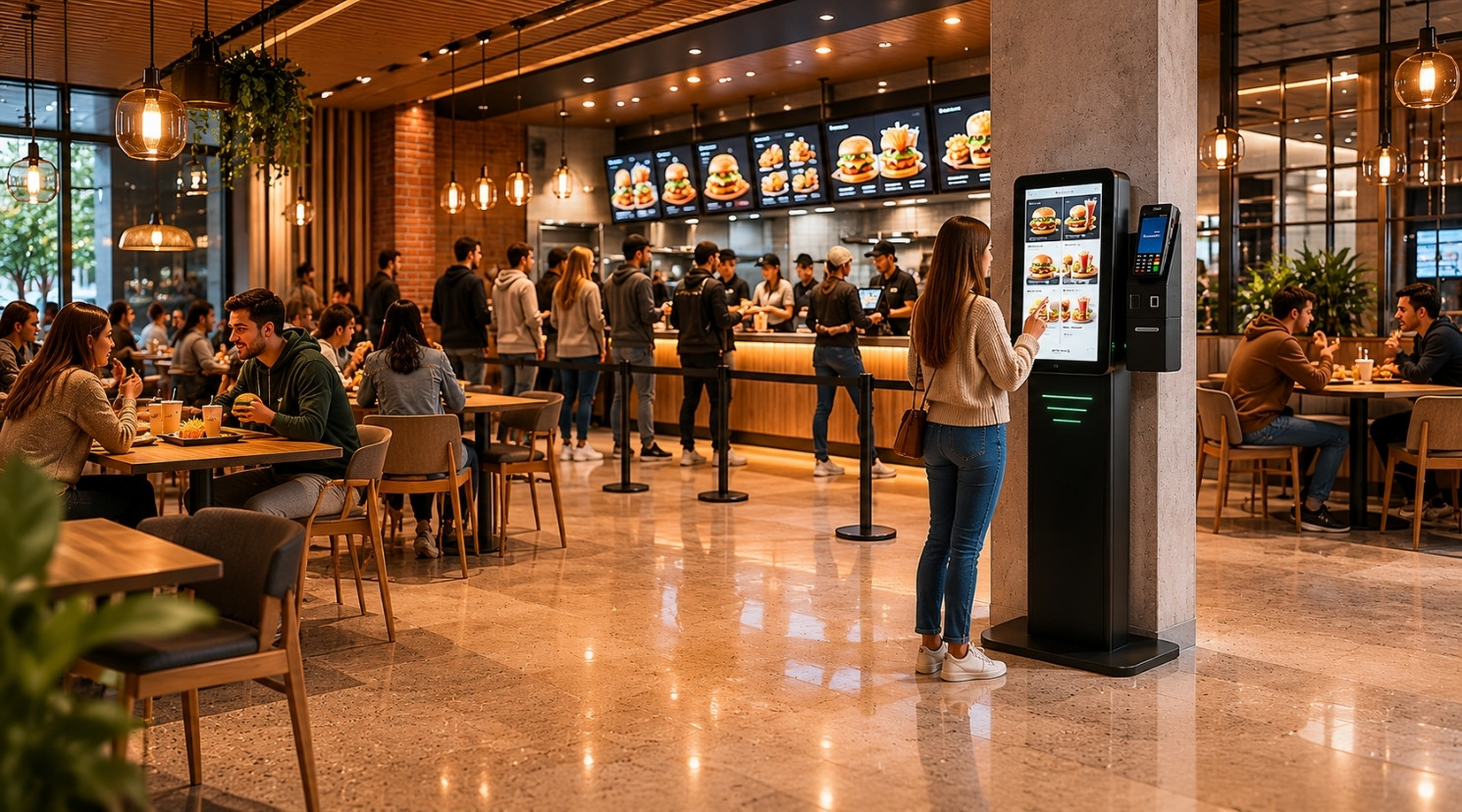 Smart Self-Order Solution Designed for High-Traffic Environments