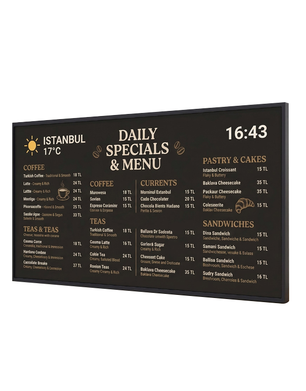 LCD Menuboard