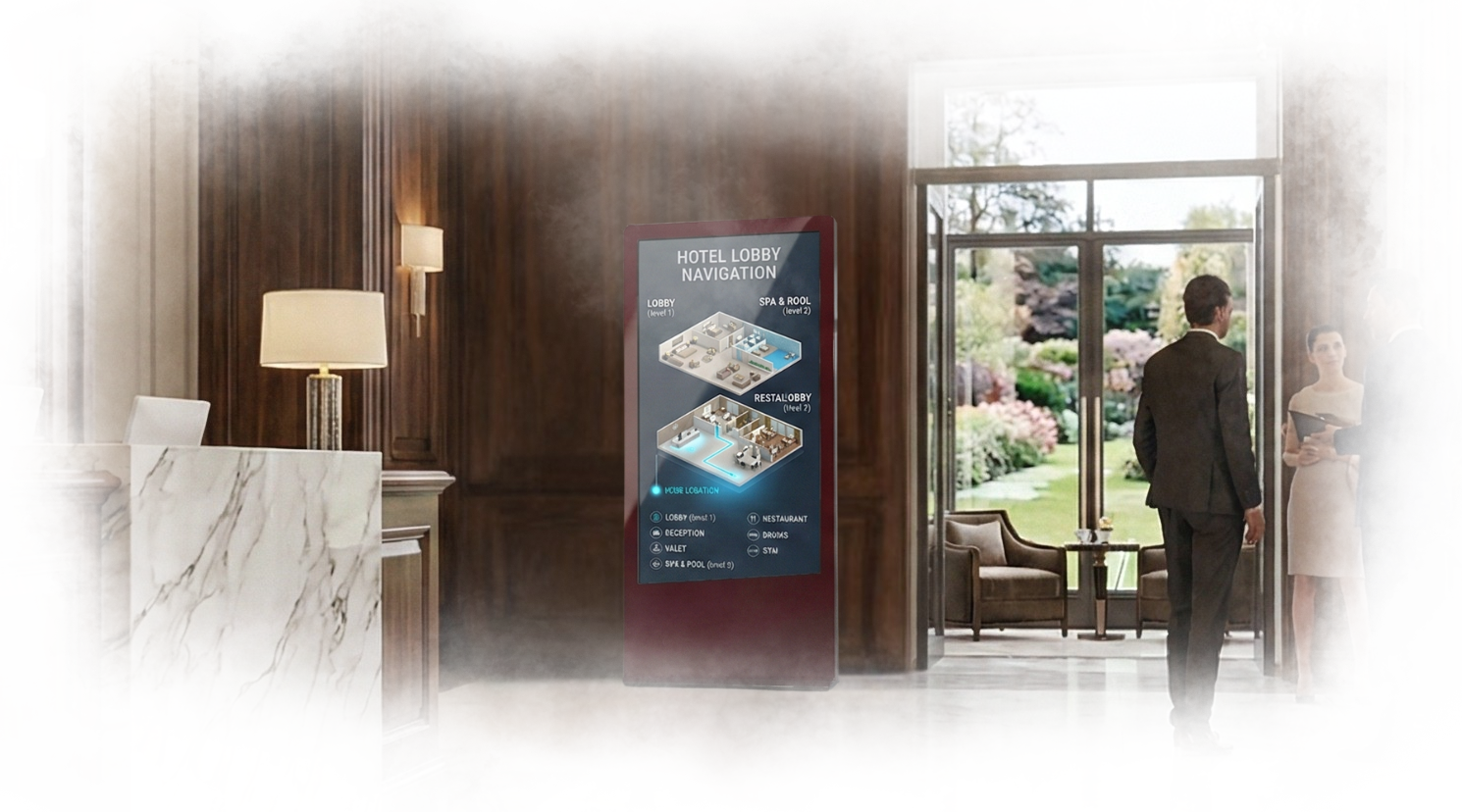 Premium Digital Totem, Designed for Modern Indoor Spaces