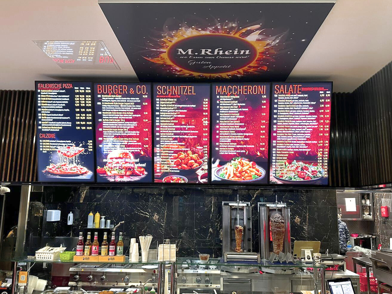 Menureen Horeca Digital Signage Menuboards